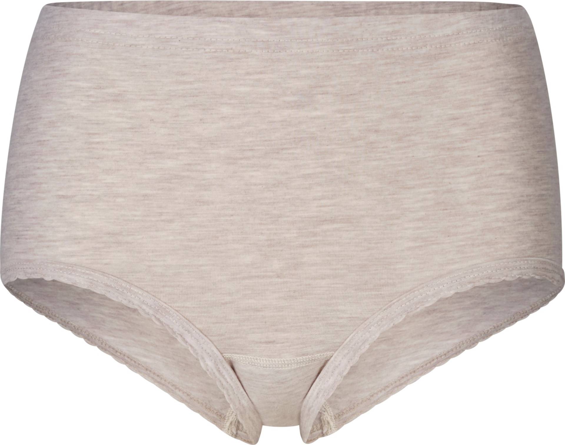 Sieh an! Damen Taillenslip 2x grau-melange + 2x sand-melange von Sieh an!