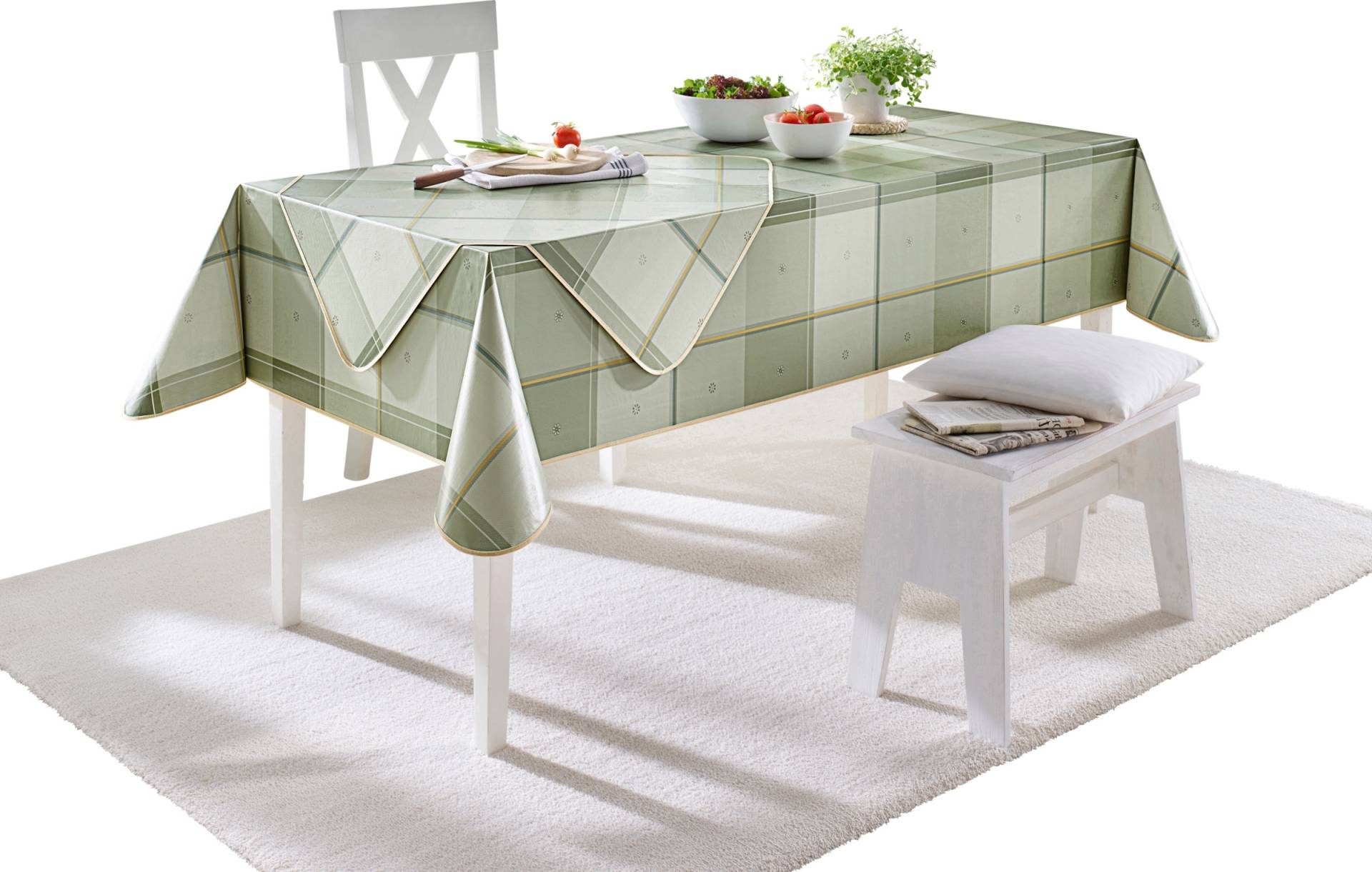 Sieh an!  Tischdecke oliv-grün von Sieh an!