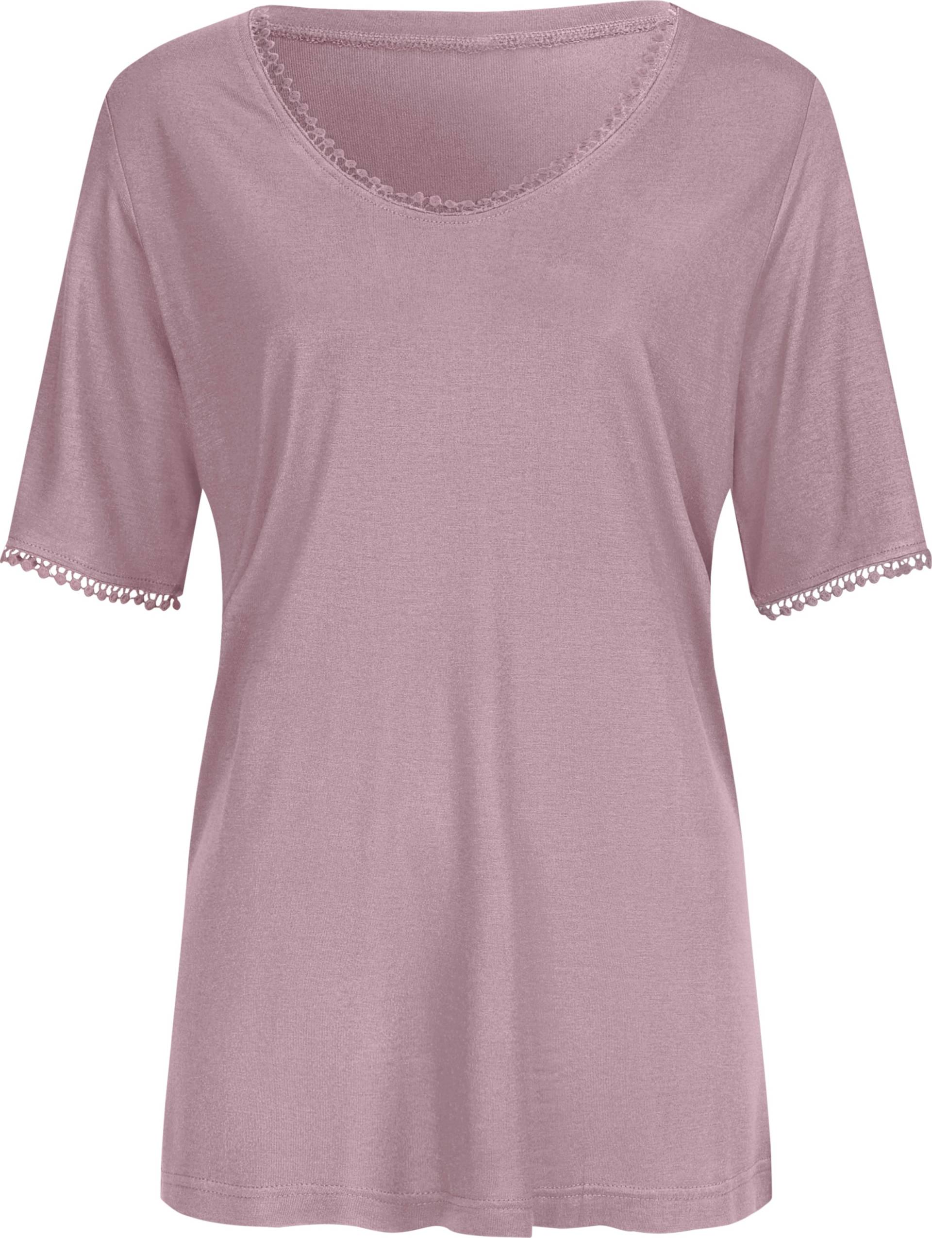 Sieh an! Damen V-Shirt mauve von Sieh an!