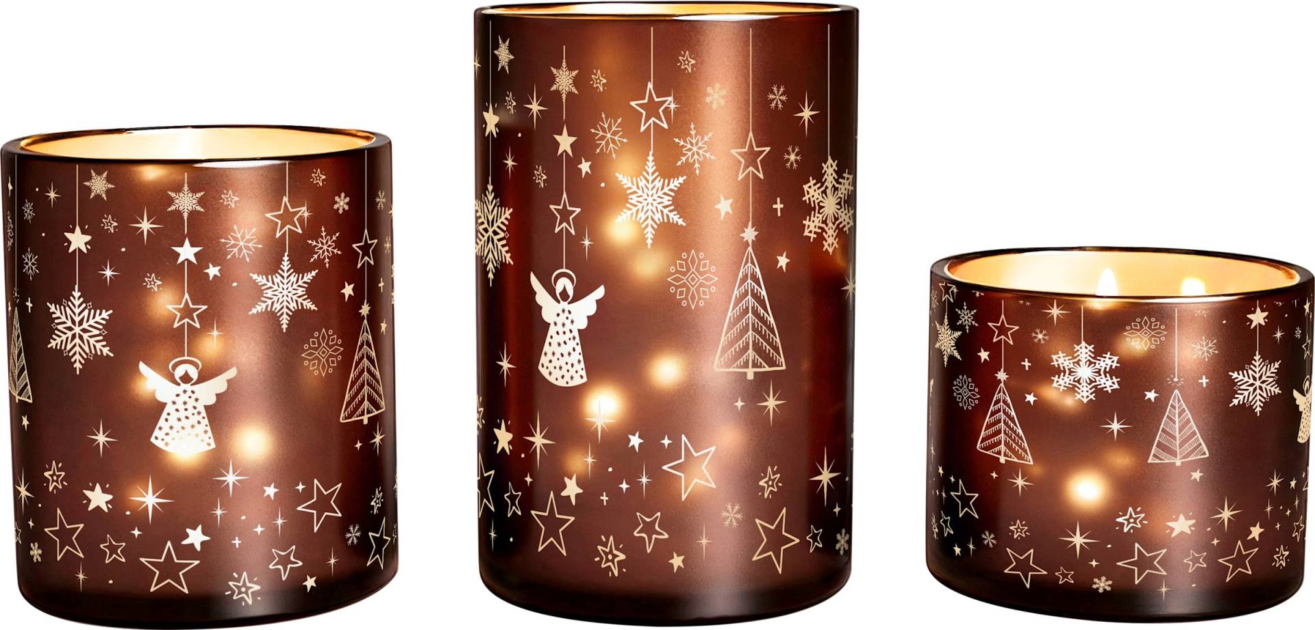 Windlicht-Set 3tlg. Windlicht-Set 3tlg. von Sieh an!