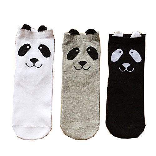 6 Paare Panda Socken Erwachsene Unisex Socken Frauen Socken Damen Socken Mädchen Socken von Siehin