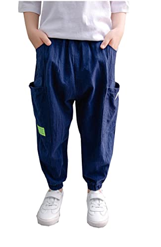 Siehin Kinder Jungen Freizeithosen Leinenhose Sommerhose Jogginghose Pumphose Haremshose Siehin Kinder Jungen Freizeithosen Leinenhose Sommerhose Jogginghose Pumphose Haremshose von Siehin