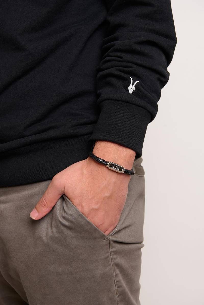 Personalisiertes Herren Lederarmband - Freund Geschenk Armband Für Männer von SiennaOliviaGifts