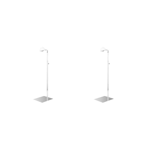 2er-Set höhenverstellbarer Präsentationsständer für Handtaschen und Geldbörse, silberfarben, 2er-Set (Silber), M, Siehe Beschreibung von Siepificius