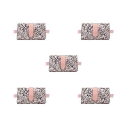 Bauchtasche aus PU-Leder, Gürteltasche, Geldbörse, Hüfttasche, Handytasche, Schwarz, 5er-Set (Rindenstruktur), S, Siehe Beschreibung von Siepificius