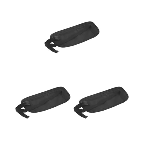 Fitness Pouch EVA MP4 Messenger Bags Crossbody Purse Dust-Proof Cycling Accessories Jogging Multifunctional Chest Pack Black, 3er-Set (schwarz), 25*13cm, Siehe Beschreibung von Siepificius