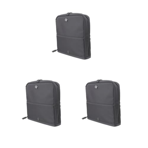 Make-up-Pinsel-Organizer, kompakt, faltbar, für Augenbrauenstift, Make-up-Künstler, 3er-Set (schwarz), 21.5cmx6.5cmx21.5cm, Siehe Beschreibung von Siepificius