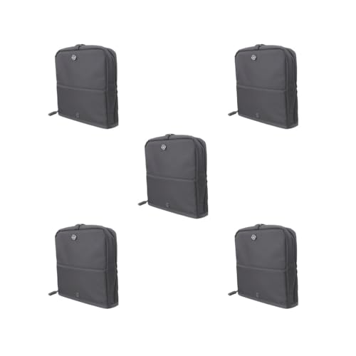 Make-up-Pinsel-Organizer, kompakt, faltbar, für Augenbrauenstift, Make-up-Künstler, 5er-Set (schwarz), 21.5cmx6.5cmx21.5cm, Siehe Beschreibung von Siepificius