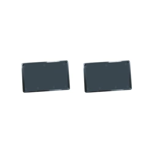 Siepificius 2 Set Münztablett Schwarz Kompakt Münzdisplay Mini für Geldbörse Etui Geldbörse Kartenhalter Kunststoff, 2er-Set (schwarzer Kunststoff), Plastic, Siehe Beschreibung von Siepificius