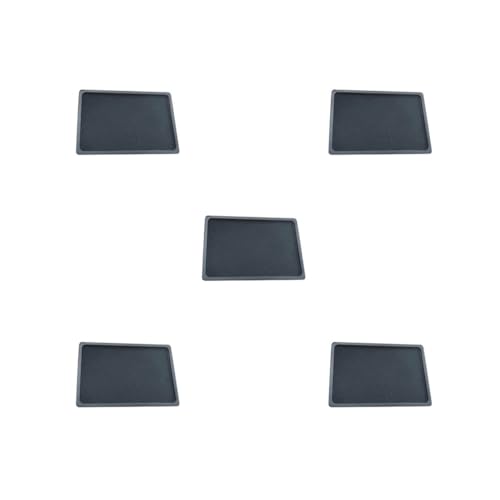 Siepificius 2 Set Münztablett Schwarz Kompakt Münzdisplay Mini für Geldbörse Etui Geldbörse Kartenhalter Kunststoff, 5er-Set (schwarzes Aluminium-Flanell), Aluminum Flannel, Siehe Beschreibung von Siepificius