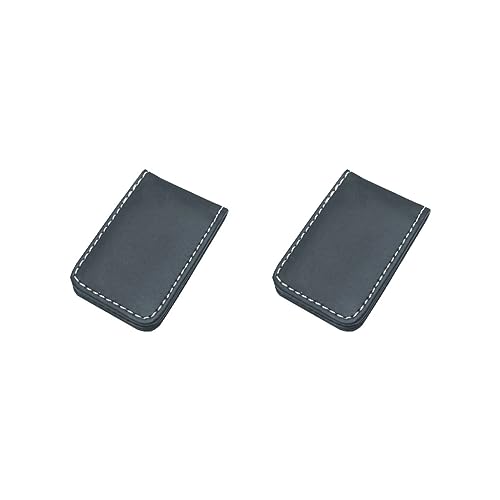 Siepificius Magnetische Geldklammer Dollar Bargeld Klemme Kartenhalter Brieftasche Schwarz 60 x 41 x 8 mm, 2er-Set (schwarz, 60 x 41 x 8 mm), 60x41x8mm, Siehe Beschreibung von Siepificius