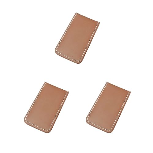 Siepificius Magnetische Geldklammer Dollar Bargeld Klemme Kartenhalter Brieftasche Schwarz 60 x 41 x 8 mm, 3er-Set (braun, 80 x 46 x 8 mm), 80x46x8mm, Siehe Beschreibung von Siepificius