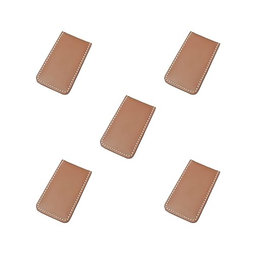 Siepificius Magnetische Geldklammer Dollar Bargeld Klemme Kartenhalter Brieftasche Schwarz 60 x 41 x 8 mm, 5er-Set (braun, 80 x 46 x 8 mm), 80x46x8mm, Siehe Beschreibung von Siepificius