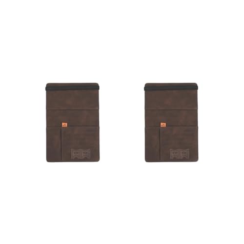 Siepificius Reisepasshülle, Dokumenten-Organizer, Reisebrieftasche, Kartenetui, schwarz, 15 x 21 cm, 2er-Set (Kaffeebraun, 15 x 21 cm), 15x21cm, Siehe Beschreibung von Siepificius