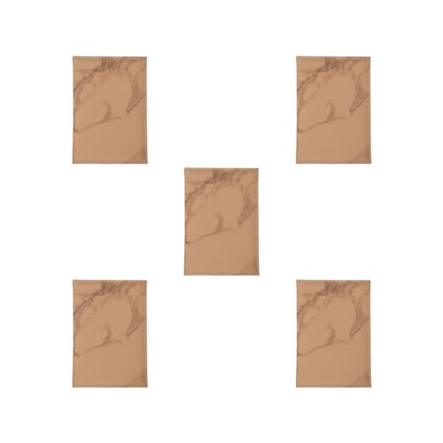 Siepificius Reisepasshülle Reisepasshülle Etui Schwarz 20x14cm, 5er-Set (Bronze, 20 x 14 cm), 20x14cm, Siehe Beschreibung von Siepificius