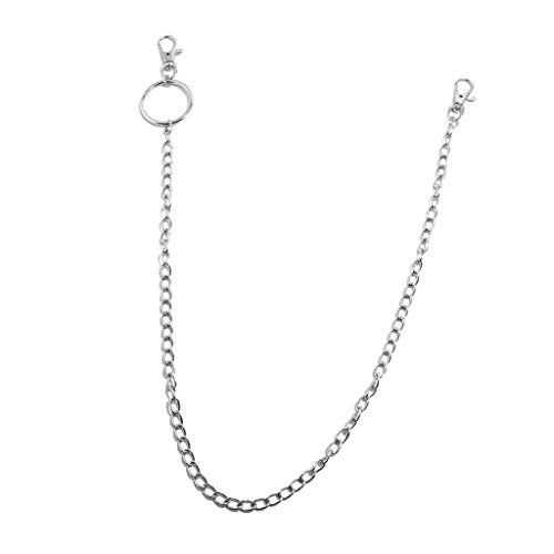 Siepificius Unisex Metall Geldbörse Kette Jeans Biker Rocker Doppellagige Halskette 1 Schicht, 1 Schicht, 1 Layer, Siehe Beschreibung von Siepificius