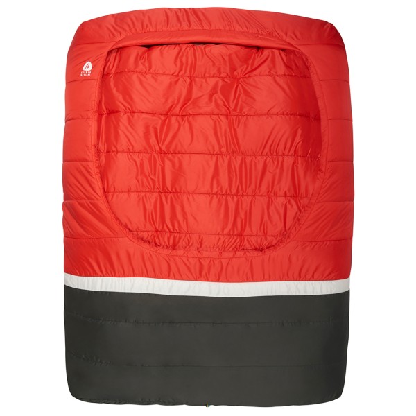 Sierra Designs - Frontcountry Bed Queen 20 - Kunstfaserschlafsack rot/grau von Sierra Designs