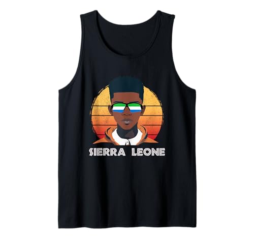 Herren Sierra Leone, Sierra Leonean Flagge, Sierra Leone Boy, African Tank Top von Sierra Leone Flag Gifts for Sierra Leonean Teens &