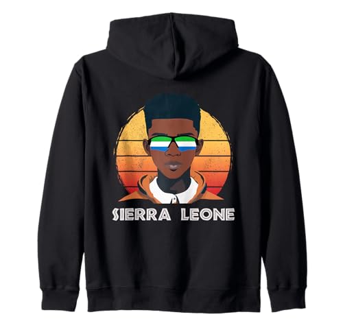Sierra Leone, Sierra Leonean Flagge, Sierra Leone Boy, African Kapuzenjacke von Sierra Leone Flag Gifts for Sierra Leonean Teens &