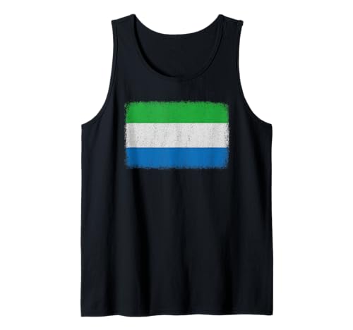 Sierra Leone Flaggen-Grafik für Männer, Frauen, Kinder Tank Top von Sierra Leone Flag Graphic Store