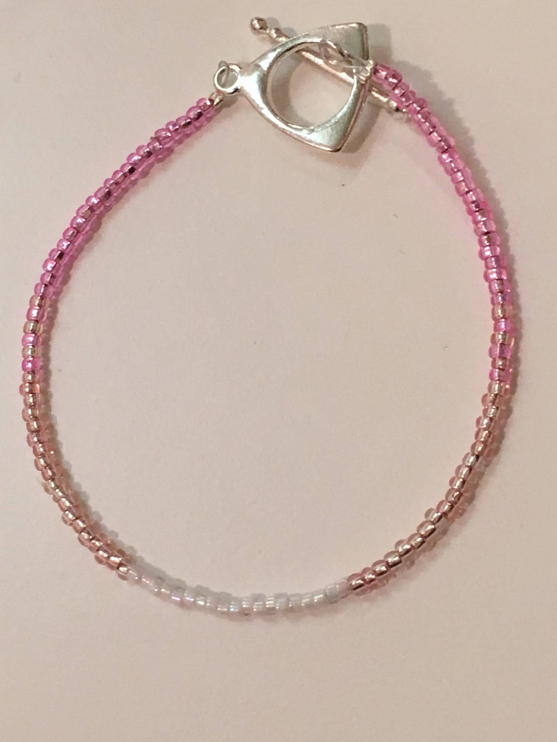 Rosa Perle Armband - Braceet Rosa Samen von SierraRocksArt