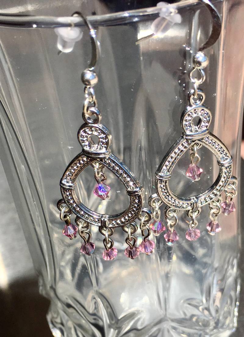 Swarovski Perlenohrringe - Silber von SierraRocksArt