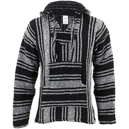 Siesta Herren Kapuzenpullover, Gestreift schwarz schwarz/weiß One Size Gr. XXL, schwarz/weiß Siesta Herren Kapuzenpullover, Gestreift schwarz schwarz/weiß One Size Gr. XXL, schwarz/weiß von Siesta