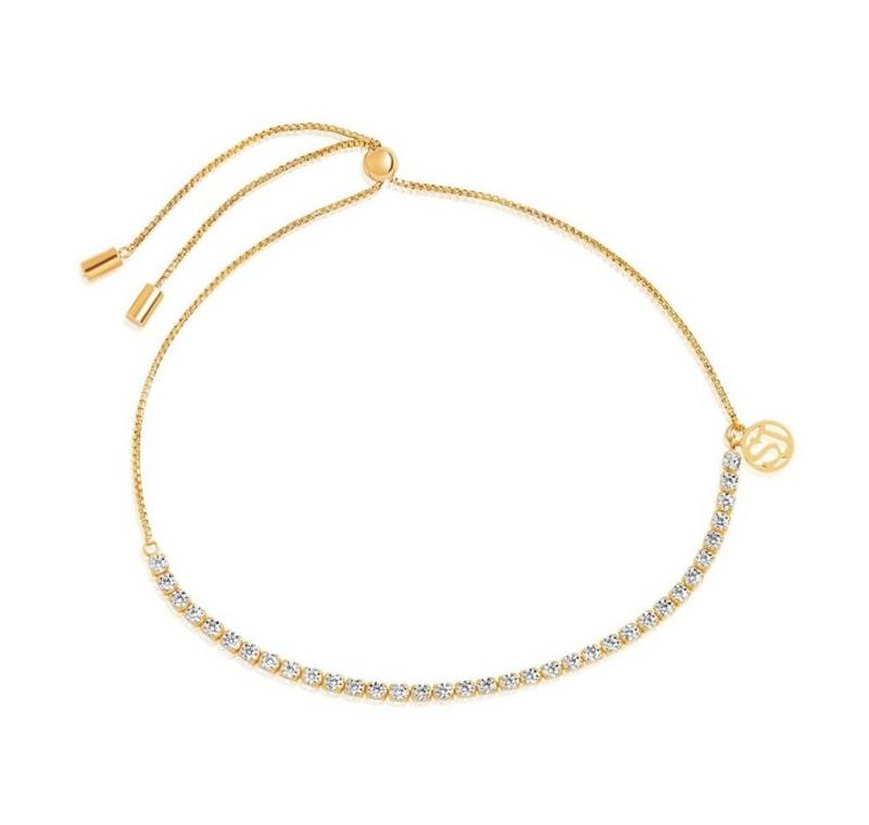 Sif Jakobs Jewellery Armband Ellera Charming Gold Plated Cubic Zirconia Bracelet SJ-B42032-CZ-SG von Sif Jakobs Jewellery