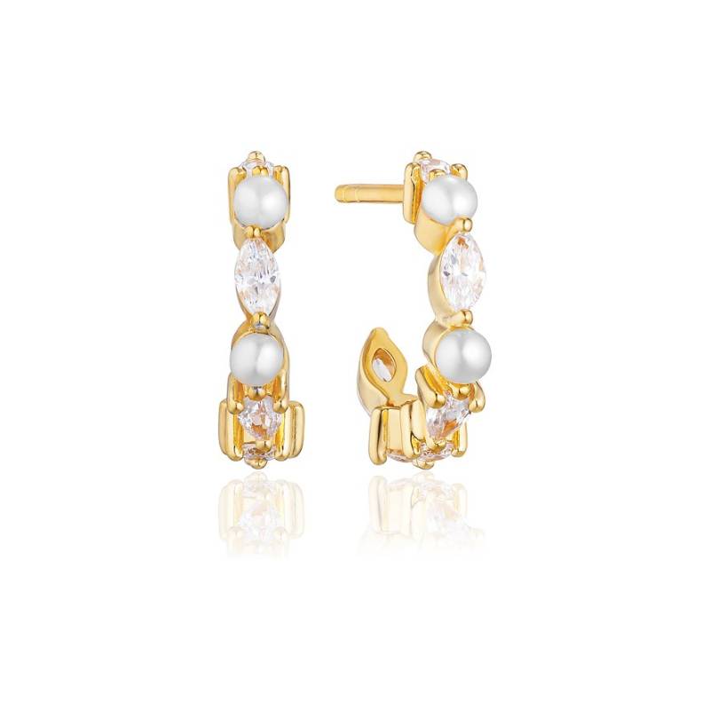 Sif Jakobs Jewellery Creolen SJ-E12234-PCZ-YG 925er Silber von Sif Jakobs Jewellery