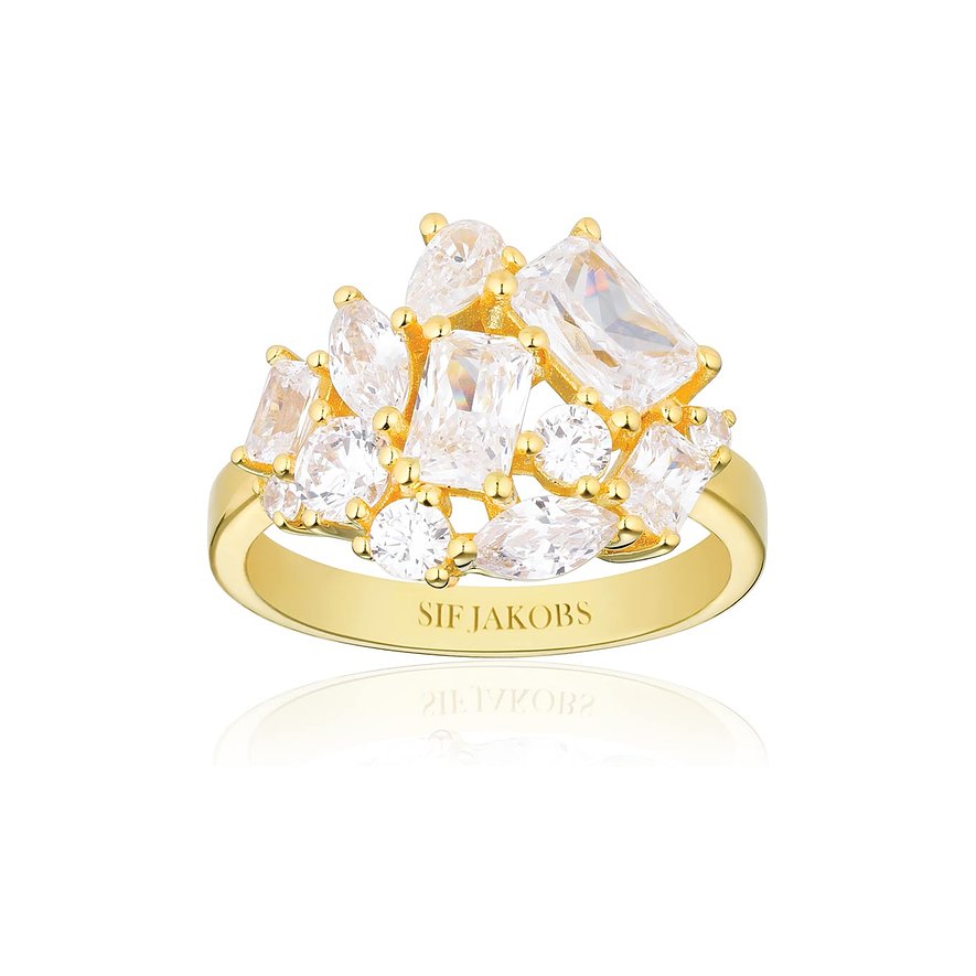 Sif Jakobs Jewellery Damenring SJ-R12331-CZ-YG-50 von Sif Jakobs Jewellery