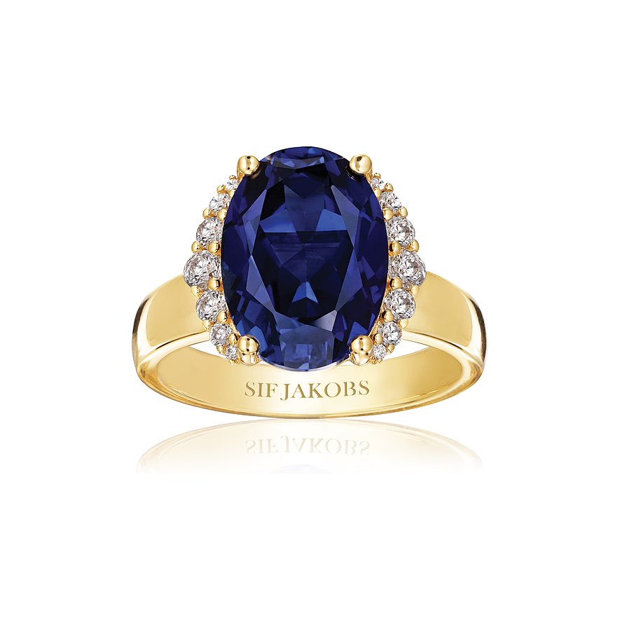 Sif Jakobs Jewellery Damenring SJ-R2342-BLCZ-52 925er Silber von Sif Jakobs Jewellery