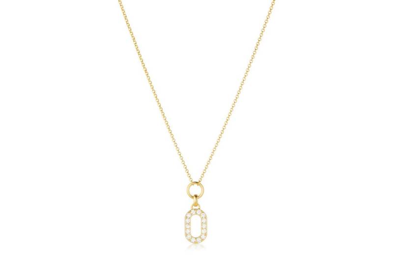 Sif Jakobs Jewellery Kette mit Anhänger HALSKETTE CAPIZZI PICCOLO - 18K VERGOLDET MIT WEISSEN ZIRKONIA-STEINEN, Anhänger-facettengeschliffene Zirkonias Sif Jakobs Jewellery Kette mit Anhänger HALSKETTE CAPIZZI PICCOLO - 18K VERGOLDET MIT WEISSEN ZIRKONIA-STEINEN, Anhänger-facettengeschliffene Zirkonias von Sif Jakobs Jewellery