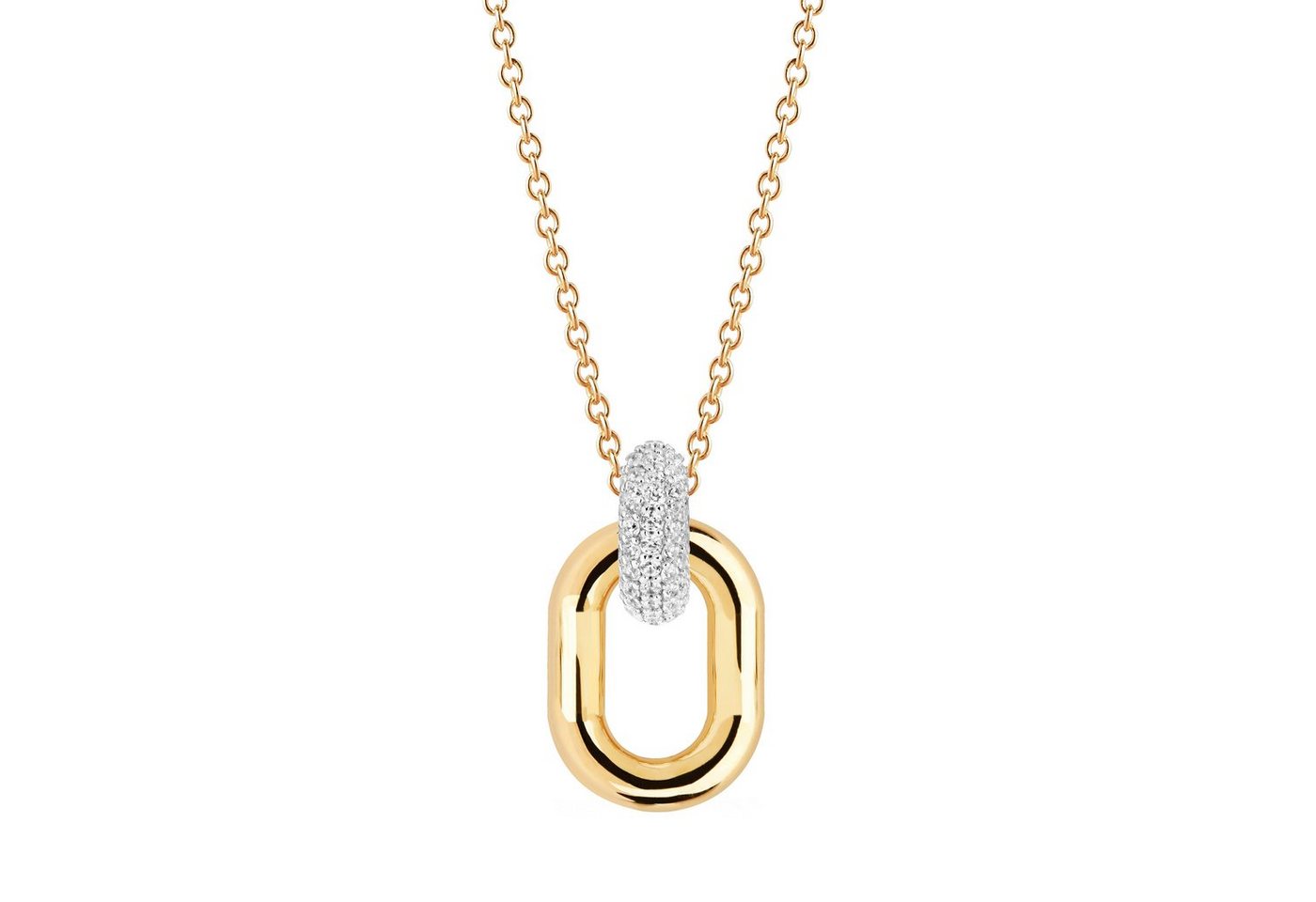 Sif Jakobs Jewellery Kette mit Anhänger HALSKETTE CAPRI DUE - 18KVERGOLDET, 18 K vergoldet von Sif Jakobs Jewellery