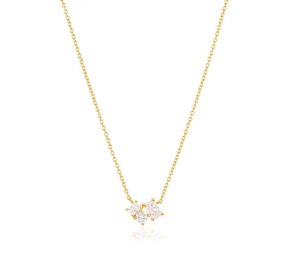Sif Jakobs Jewellery Kette mit Einhänger Fine gold-plated Ivrea necklace SJ-N12306-CZ-YG von Sif Jakobs Jewellery