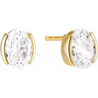 Sif Jakobs Jewellery Ohrringe - Ellisse Carezza Earrings - Gr. unisize - in Gold - für Damen von Sif Jakobs Jewellery