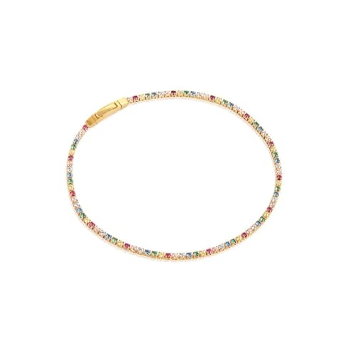 Sif Jakobs Armband Ellera Regenbogen 19 cm 18kvergoldet von Sif Jakobs