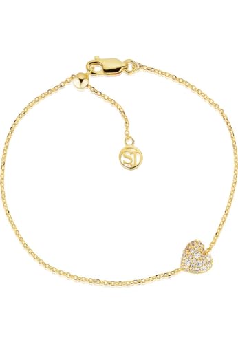 Sif Jakobs Jewellery Damen-Armband 925er Silber Farbstein 19 Gold 32024018 von Sif Jakobs