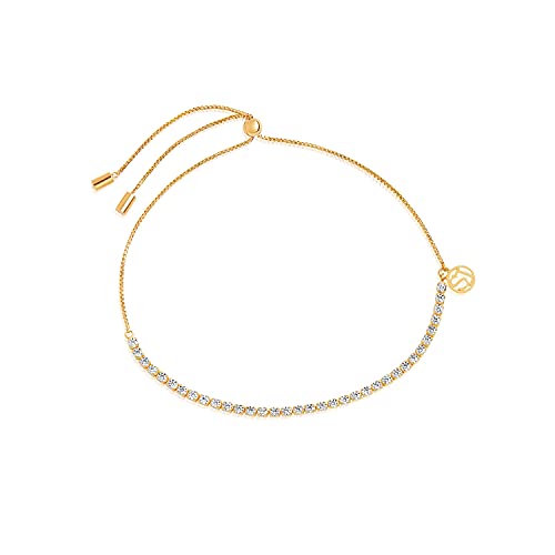 Sif Jakobs Jewellery Damen-Armband 925er Silber Zirkonia One Size Gold/Gelb 32014526 von Sif Jakobs