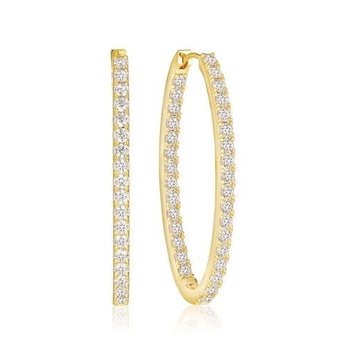 Sif Jakobs Jewellery Damen-Creolen 925er Silber One Size Gold 32025544 von Sif Jakobs