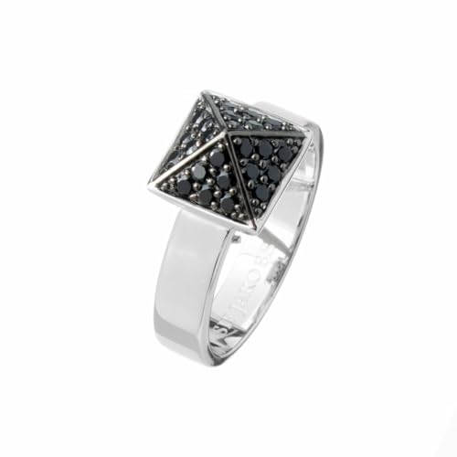 Sif Jakobs Jewellery Damen Ring Panzano Uno mit schwarzen Zirkonen, Gr. 54 von Sif Jakobs