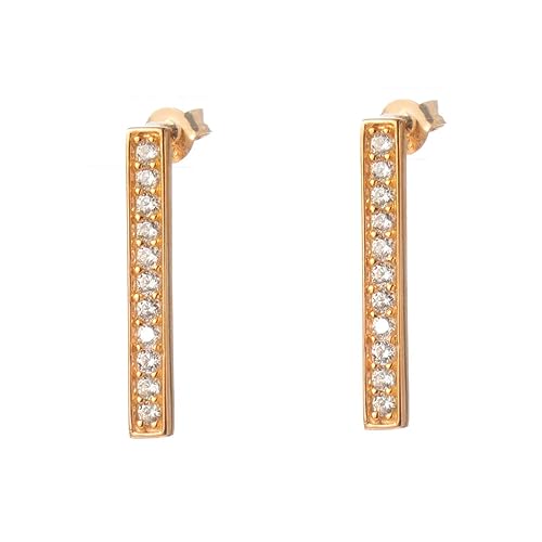 Sif Jakobs Pendientes Mujer E1023-CZ-RG (2,5 cm) von Sif Jakobs