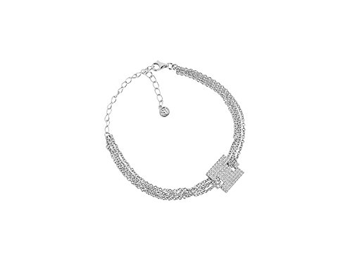 Sif Jakobs Pulsera Mujer B0096-CZ Gris Plata de Ley (16-20 cm) von Sif Jakobs