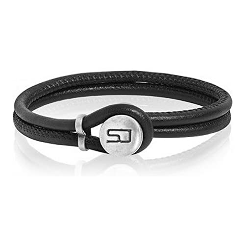 Sif Jakobs Pulsera Mujer BR458-BL-BK-21 Negro Cuero (21 cm) von Sif Jakobs