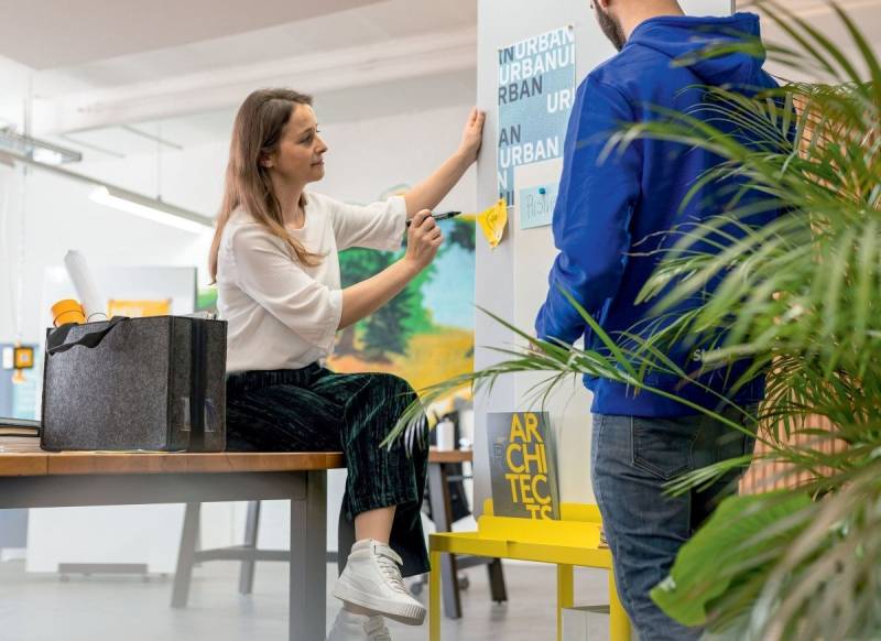 Sigel Aktentasche Desk Sharing Bag L dunkelgrau synthetischer Filz 500x280x150mm von Sigel