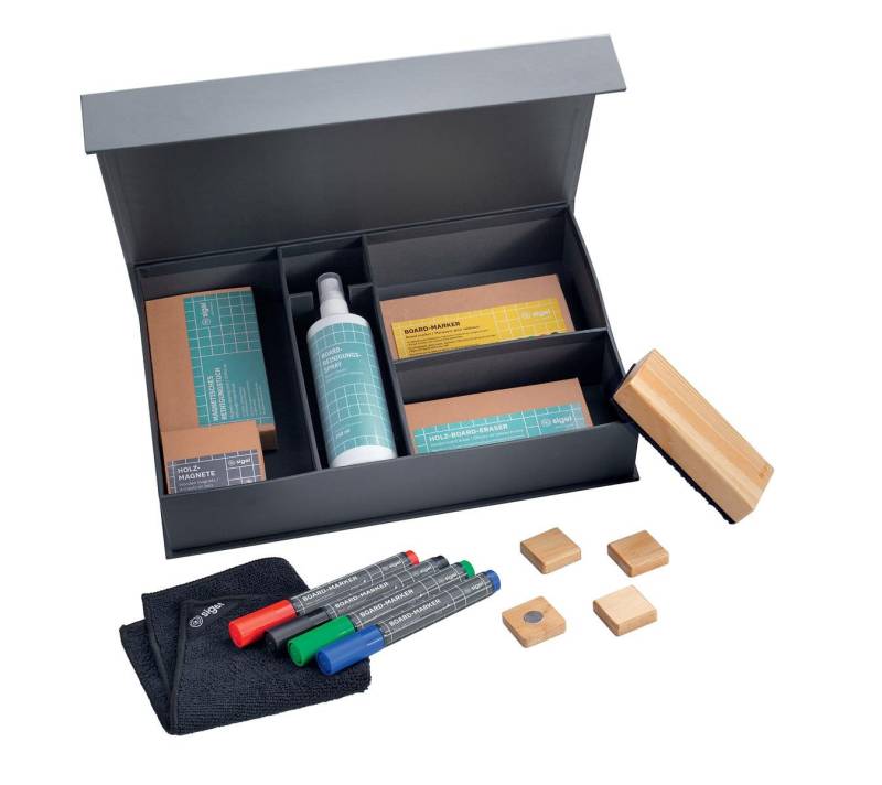 Sigel Koffer SIGEL BA311 Starterset White-/Glas-Magnetboards - 5-teilig von Sigel