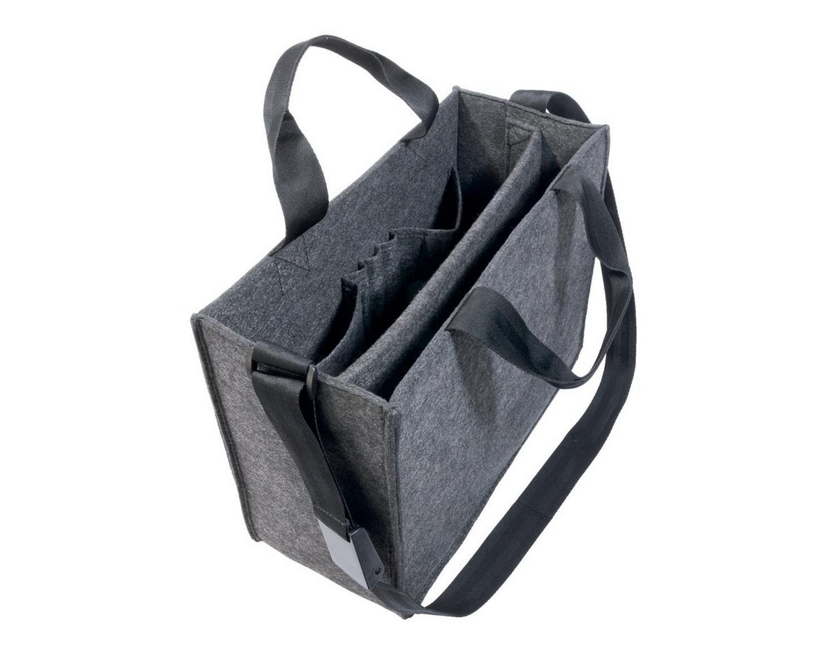 Sigel Umhängetasche BA410 sigel Business-Filztasche Desk Sharing Bag, Größe: M, grau von Sigel