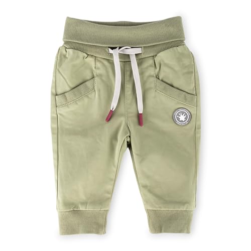 Sigikid Baby Jungen Hose Gabardine Softbund Umschlagen Schlupf-Hose Bindeband von Sigikid