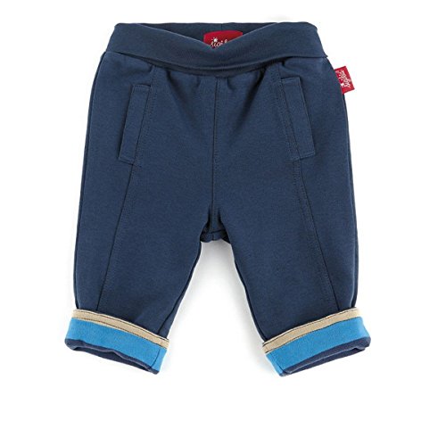 Sigikid Baby - Jungen Hose Wendehose, Einfarbig, Gr. 80, Blau (Denimblau) von Sigikid