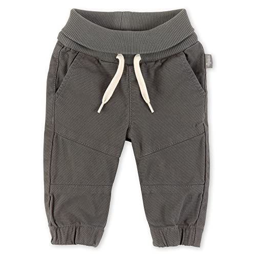 Sigikid Baby-Jungen Hose aus Bio-Baumwolle Kleinkind-Ausstattung, grau/Wendehose, 68 von Sigikid