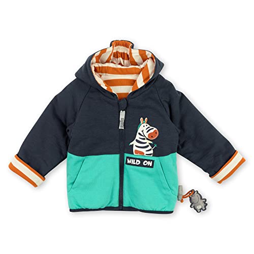 Sigikid Baby-Jungen Wendejacke, türkis/Safari, 62 von Sigikid